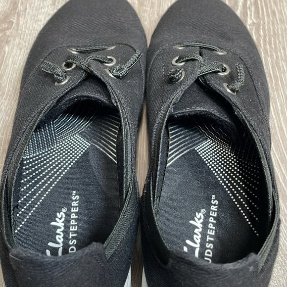 Clarks Cloudsteppers Breeze Ave Sneakers Slip On Washable Canvas 7.5M - Picture 14 of 16